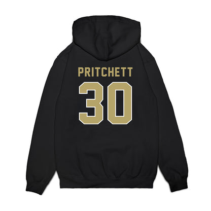 Georgia Tech - NCAA Football : Lawson Pritchett - Vintage Helmet Premium Hooded Sweatshirt-1