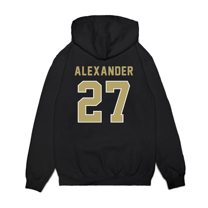 Georgia Tech - NCAA Football : Chad Alexander - Vintage Helmet Premium Hooded Sweatshirt-1