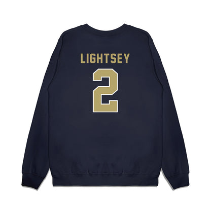 Georgia Tech - NCAA Football : Ej Lightsey - Vintage Helmet Premium Crewneck Sweatshirt-1