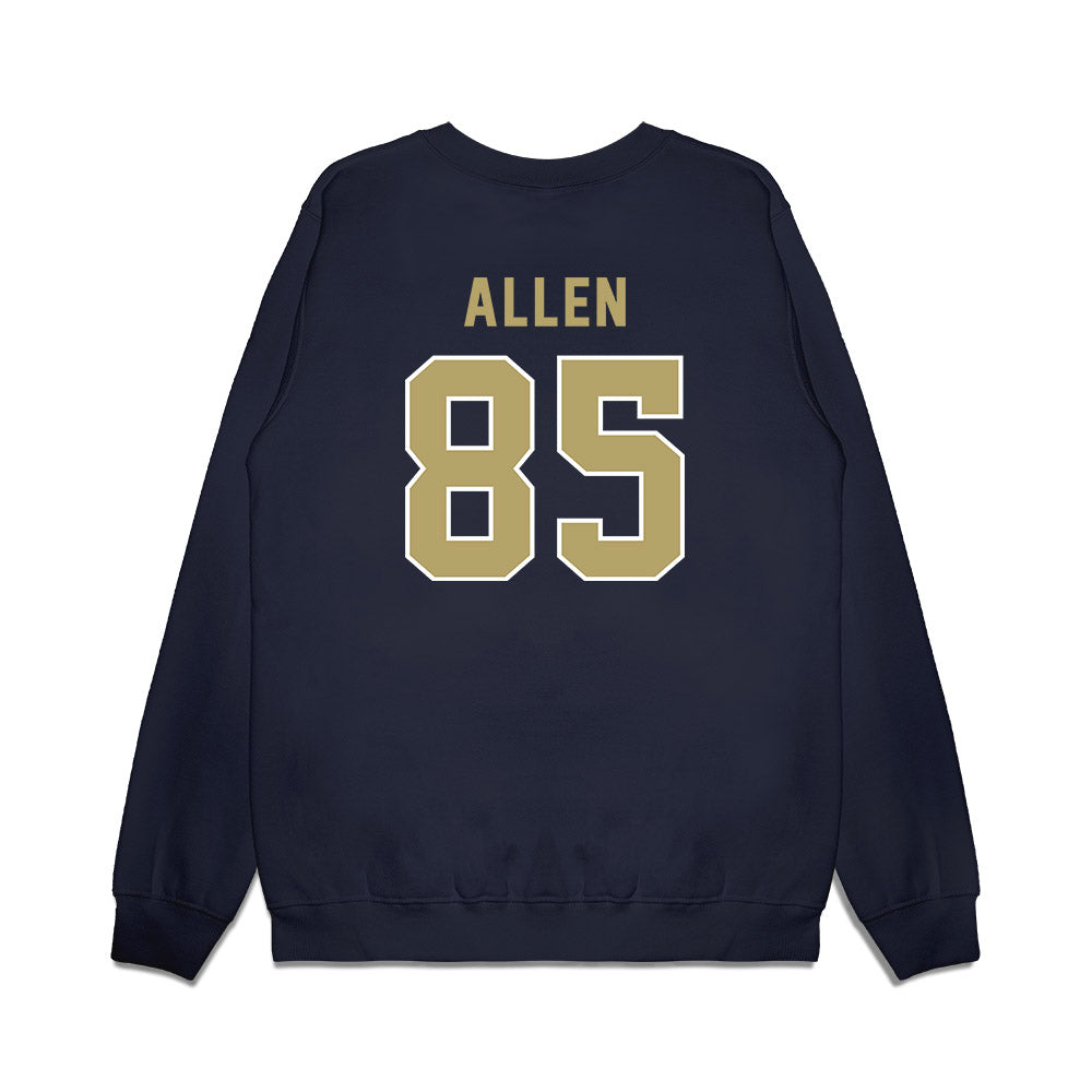 Georgia Tech - NCAA Football : Jordan Allen - Vintage Helmet Premium Crewneck Sweatshirt-1