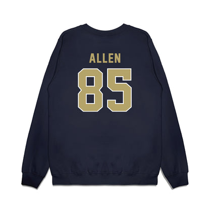 Georgia Tech - NCAA Football : Jordan Allen - Vintage Helmet Premium Crewneck Sweatshirt-1