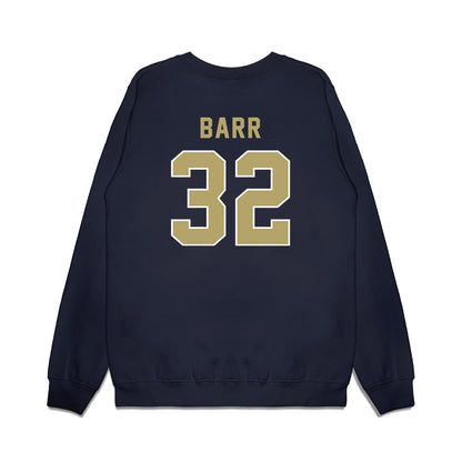 Georgia Tech - NCAA Football : Jayden Barr - Vintage Helmet Premium Crewneck Sweatshirt-1