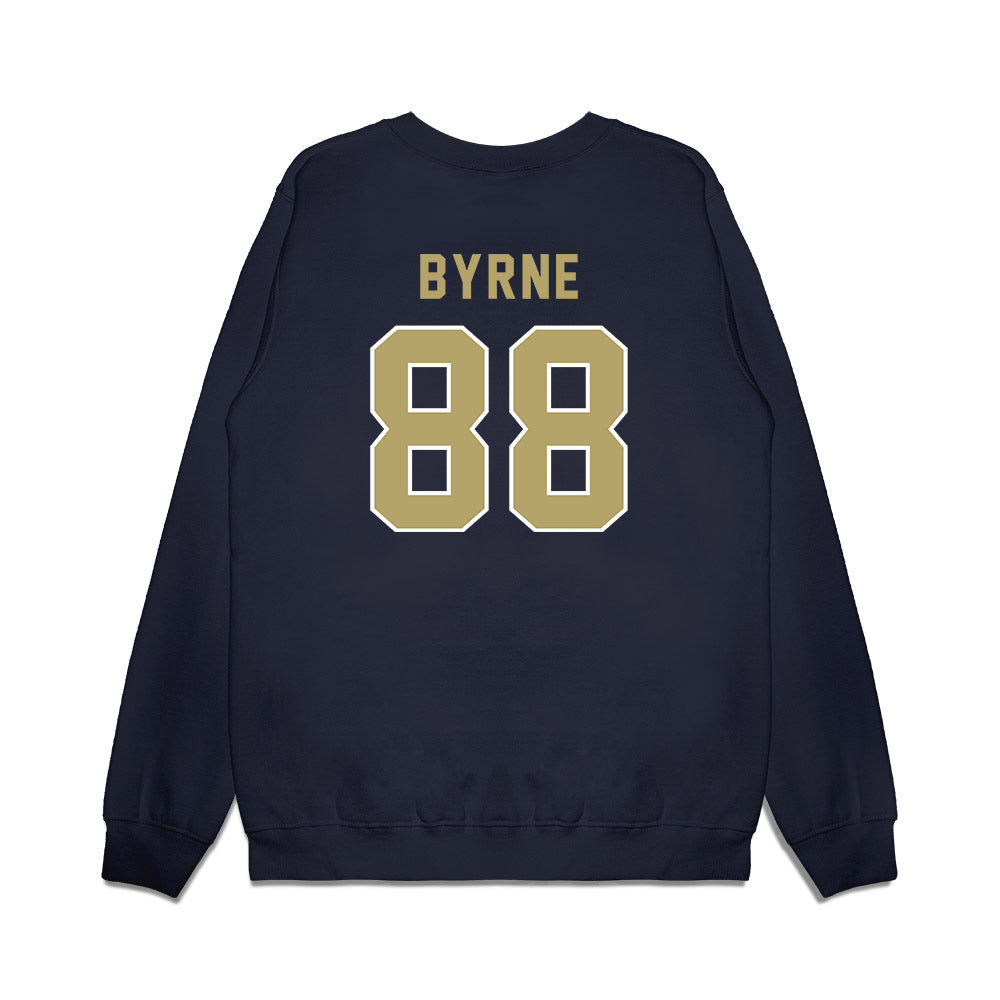 Georgia Tech - NCAA Football : J.T. Byrne - Vintage Helmet Premium Crewneck Sweatshirt-1