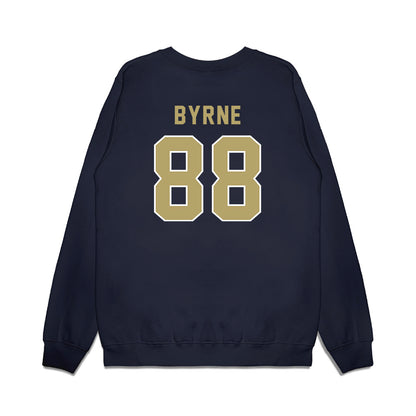Georgia Tech - NCAA Football : J.T. Byrne - Vintage Helmet Premium Crewneck Sweatshirt-1
