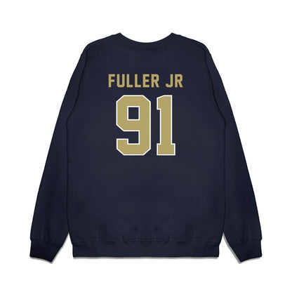 Georgia Tech - NCAA Football : Andre Fuller Jr - Vintage Helmet Premium Crewneck Sweatshirt-1