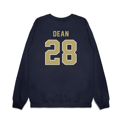Georgia Tech - NCAA Football : Austin Dean - Vintage Helmet Premium Crewneck Sweatshirt-1
