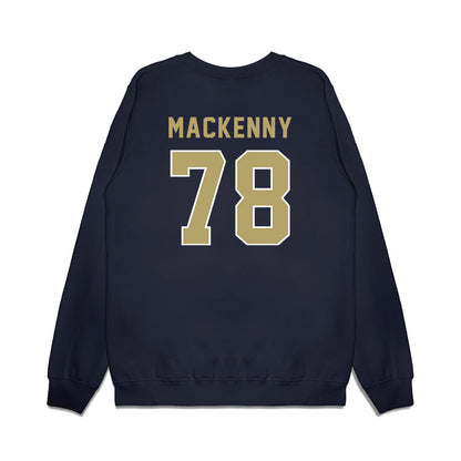Georgia Tech - NCAA Football : Ethan Mackenny - Vintage Helmet Premium Crewneck Sweatshirt-1