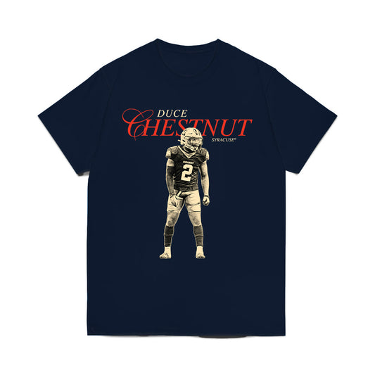 Syracuse - NCAA Football : Duce Chestnut - Legacy Comfort Colors T-Shirt-0