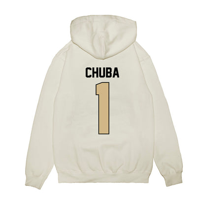 Purdue - NCAA Football : Evans Chuba - Vintage Helmet Premium Hooded Sweatshirt-1