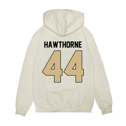 Purdue - NCAA Football : Daniel Hawthorne - Vintage Helmet Premium Hooded Sweatshirt-1