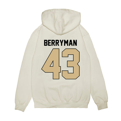 Purdue - NCAA Football : Jackson Berryman - Vintage Helmet Premium Hooded Sweatshirt-1