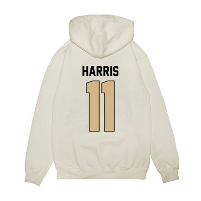 Purdue - NCAA Football : TraMar Harris - Vintage Helmet Premium Hooded Sweatshirt-1