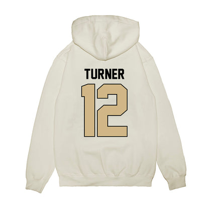 Purdue - NCAA Football : Ryan Turner - Vintage Helmet Premium Hooded Sweatshirt-1