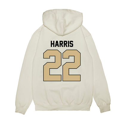Purdue - NCAA Football : Antonio Harris - Vintage Helmet Premium Hooded Sweatshirt-1