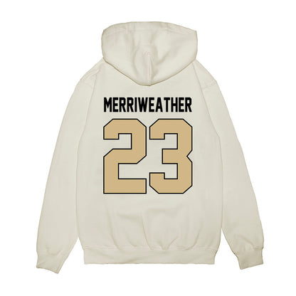 Purdue - NCAA Football : Jaheim Merriweather - Vintage Helmet Premium Hooded Sweatshirt-1