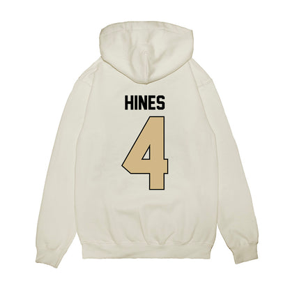 Purdue - NCAA Football : Hudauri Hines - Vintage Helmet Premium Hooded Sweatshirt-1