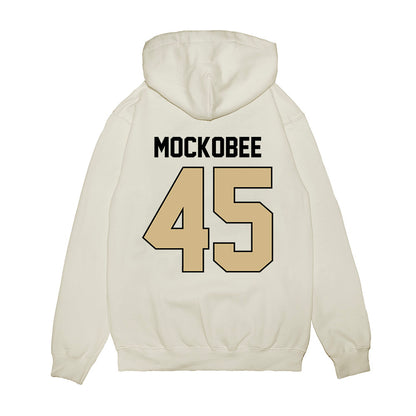 Purdue - NCAA Football : Devin Mockobee - Vintage Helmet Premium Hooded Sweatshirt-1