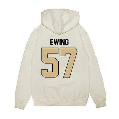 Purdue - NCAA Football : Tom Ewing - Vintage Helmet Premium Hooded Sweatshirt-1
