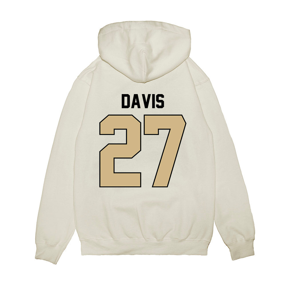 Purdue - NCAA Football : Owen Davis - Vintage Helmet Premium Hooded Sweatshirt-1