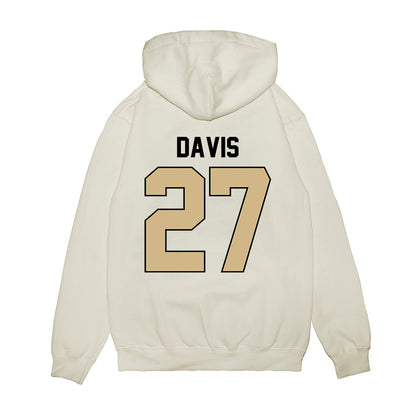 Purdue - NCAA Football : Owen Davis - Vintage Helmet Premium Hooded Sweatshirt-1