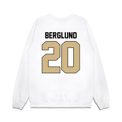 Purdue - NCAA Football : Winston Berglund - Vintage Helmet Premium Crewneck Sweatshirt-1