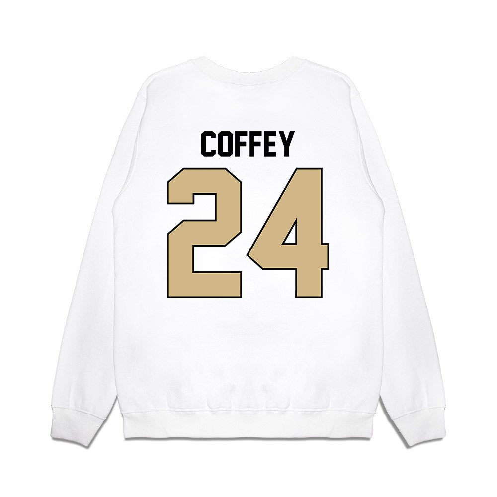 Purdue - NCAA Football : An'Darius Coffey - Vintage Helmet Premium Crewneck Sweatshirt-1
