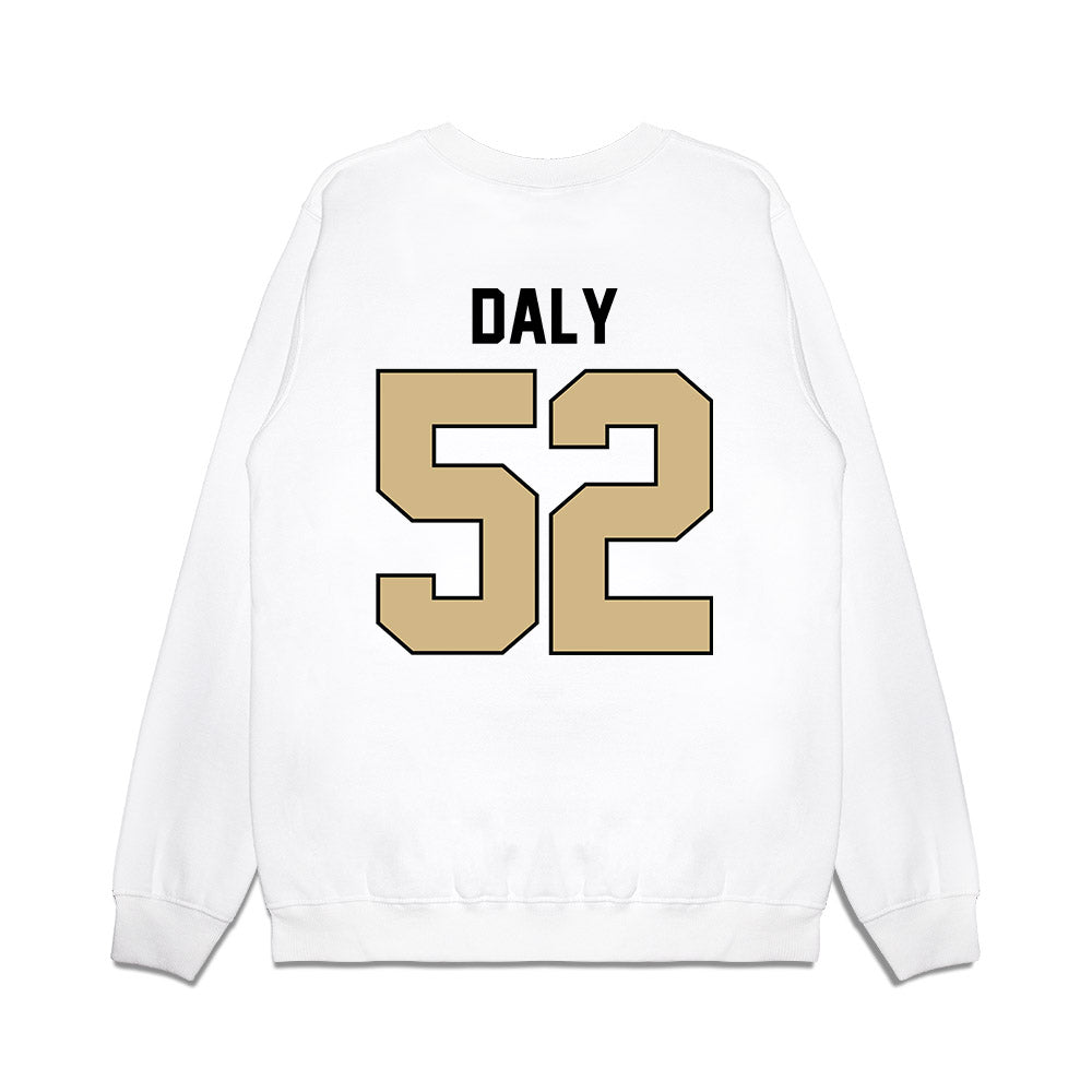 Purdue - NCAA Football : Rocco Daly - Vintage Helmet Premium Crewneck Sweatshirt-1