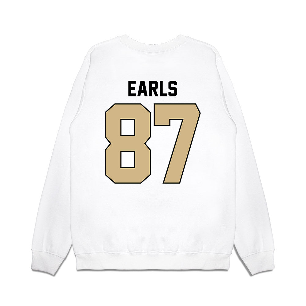 Purdue - NCAA Football : Christian Earls - Vintage Helmet Premium Crewneck Sweatshirt-1