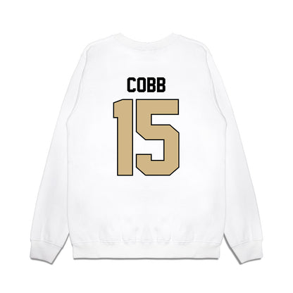 Purdue - NCAA Football : Vi'Naz Cobb - Vintage Helmet Premium Crewneck Sweatshirt-1