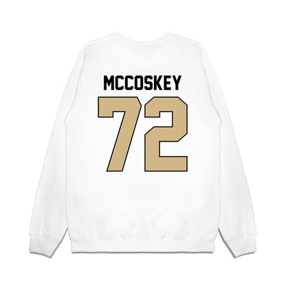Purdue - NCAA Football : Jude Mccoskey - Vintage Helmet Premium Crewneck Sweatshirt-1