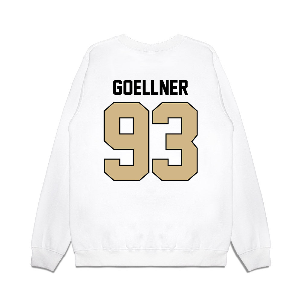 Purdue - NCAA Football : Sam Goellner - Vintage Helmet Premium Crewneck Sweatshirt-1