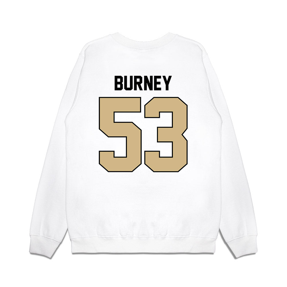 Purdue - NCAA Football : Joshua Burney - Vintage Helmet Premium Crewneck Sweatshirt-1