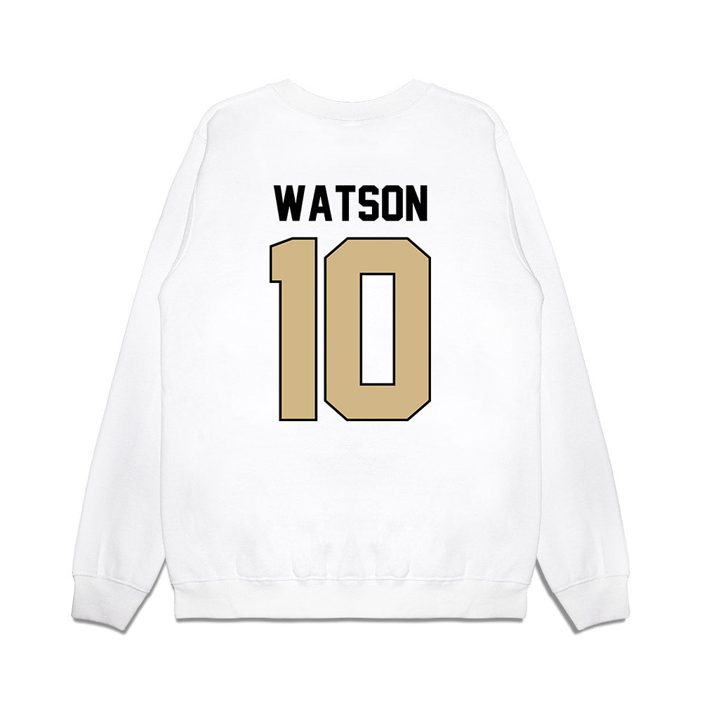 Purdue - NCAA Football : Jesse Watson - Vintage Helmet Premium Crewneck Sweatshirt-1