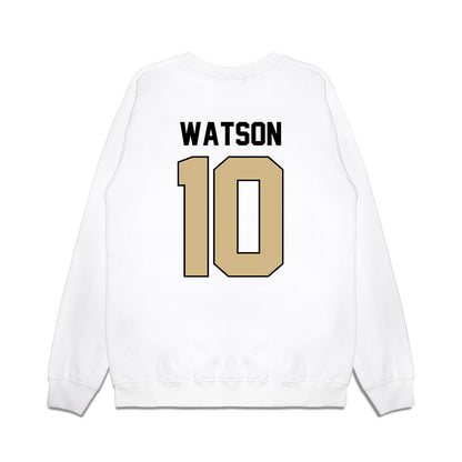 Purdue - NCAA Football : Jesse Watson - Vintage Helmet Premium Crewneck Sweatshirt-1