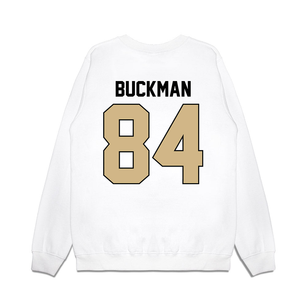 Purdue - NCAA Football : Nolan Buckman - Vintage Helmet Premium Crewneck Sweatshirt-1