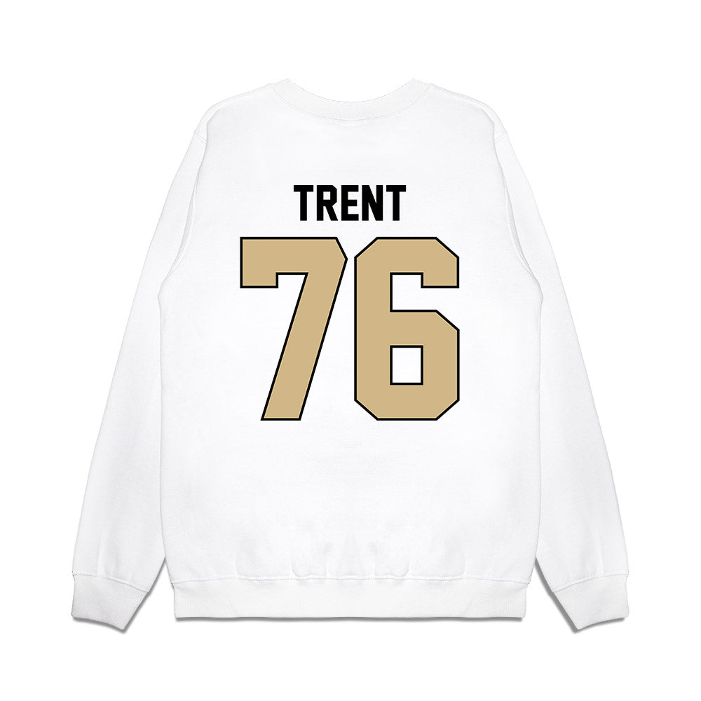 Purdue - NCAA Football : Ethan Trent - Vintage Helmet Premium Crewneck Sweatshirt-1