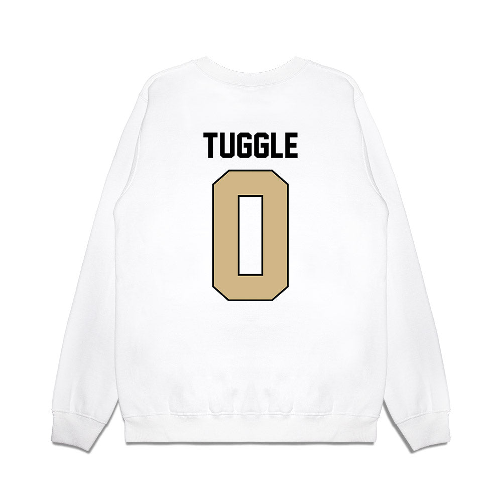 Purdue - NCAA Football : Nitro Tuggle - Vintage Helmet Premium Crewneck Sweatshirt-1
