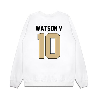 Purdue - NCAA Football : Jesse Watson V - Vintage Helmet Premium Crewneck Sweatshirt-1