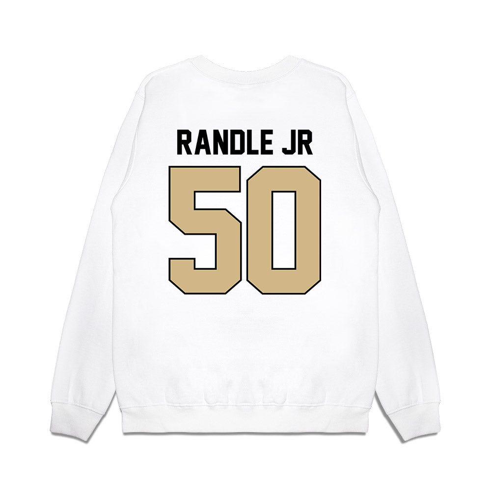Purdue - NCAA Football : John Randle Jr - Vintage Helmet Premium Crewneck Sweatshirt-1