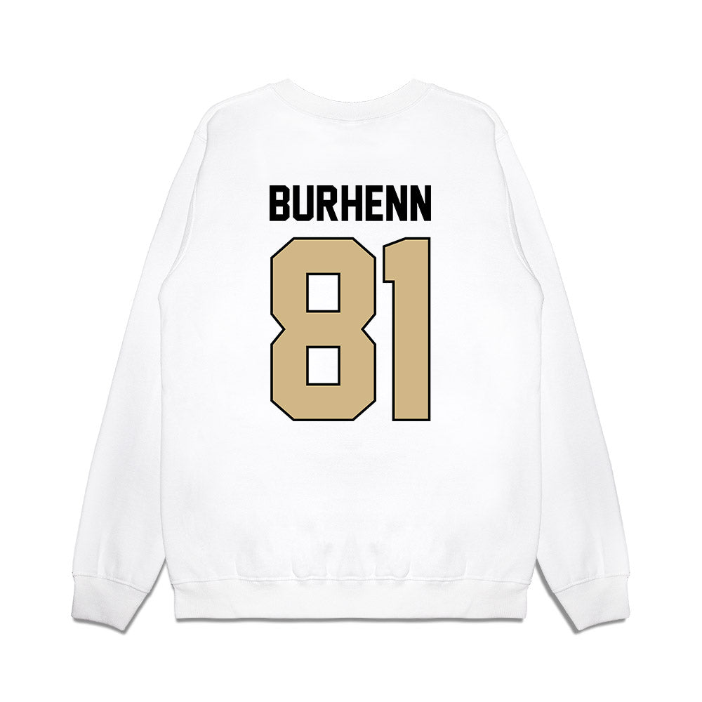 Purdue - NCAA Football : George Burhenn - Vintage Helmet Premium Crewneck Sweatshirt-1