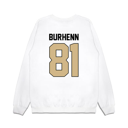 Purdue - NCAA Football : George Burhenn - Vintage Helmet Premium Crewneck Sweatshirt-1