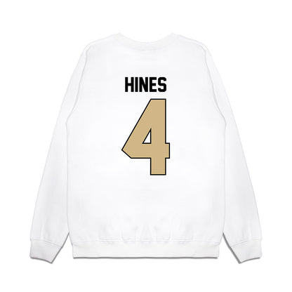 Purdue - NCAA Football : Hudauri Hines - Vintage Helmet Premium Crewneck Sweatshirt-1