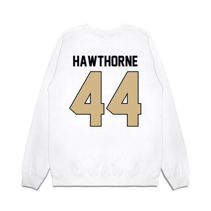 Purdue - NCAA Football : Daniel Hawthorne - Vintage Helmet Premium Crewneck Sweatshirt-1
