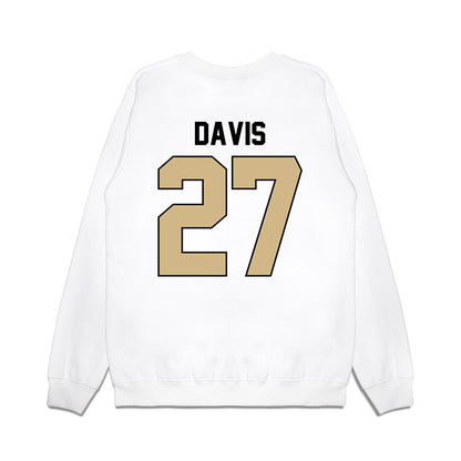 Purdue - NCAA Football : Owen Davis - Vintage Helmet Premium Crewneck Sweatshirt-1