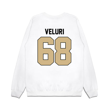 Purdue - NCAA Football : Sankeerth Veluri - Vintage Helmet Premium Crewneck Sweatshirt-1