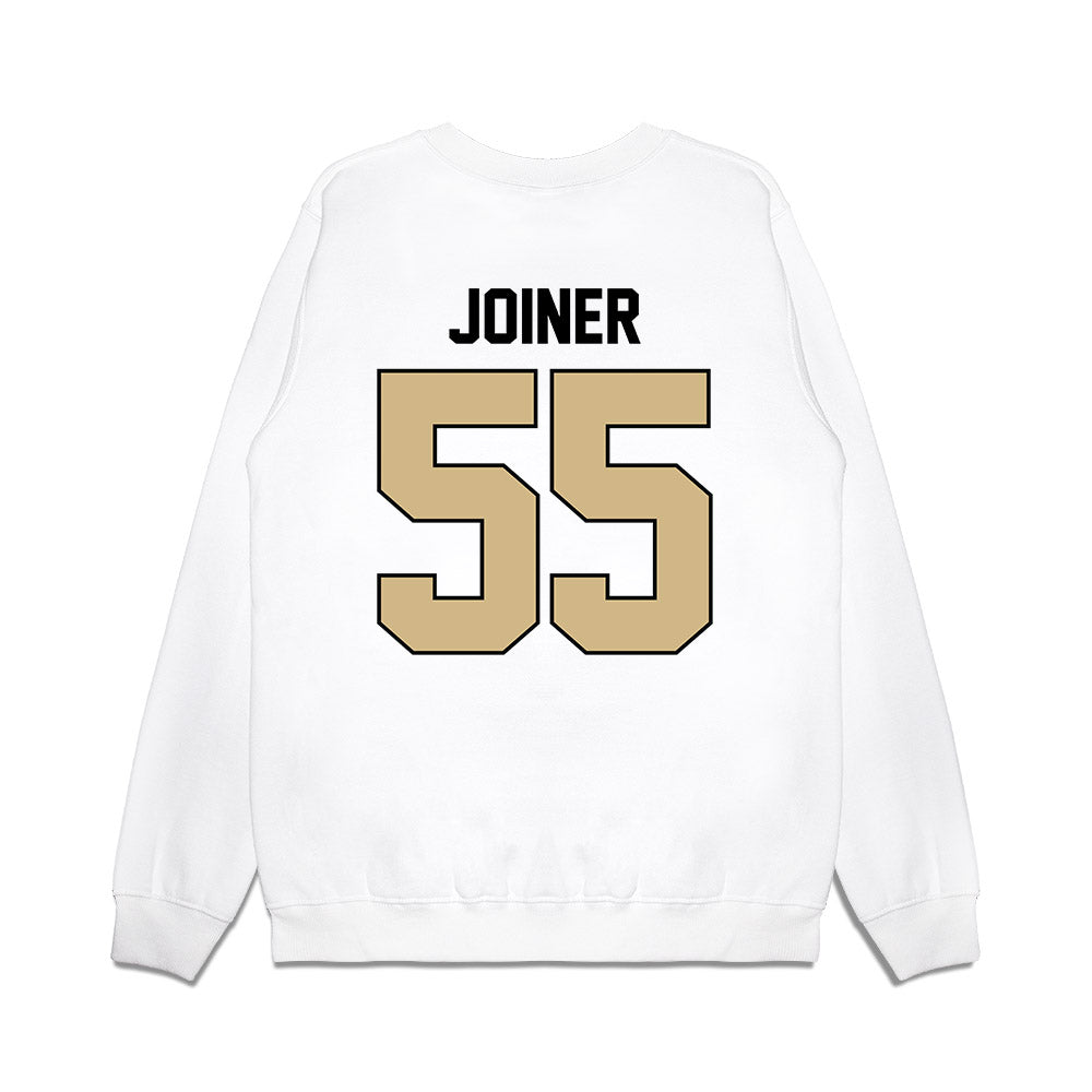 Purdue - NCAA Football : Bradyn Joiner - Vintage Helmet Premium Crewneck Sweatshirt-1