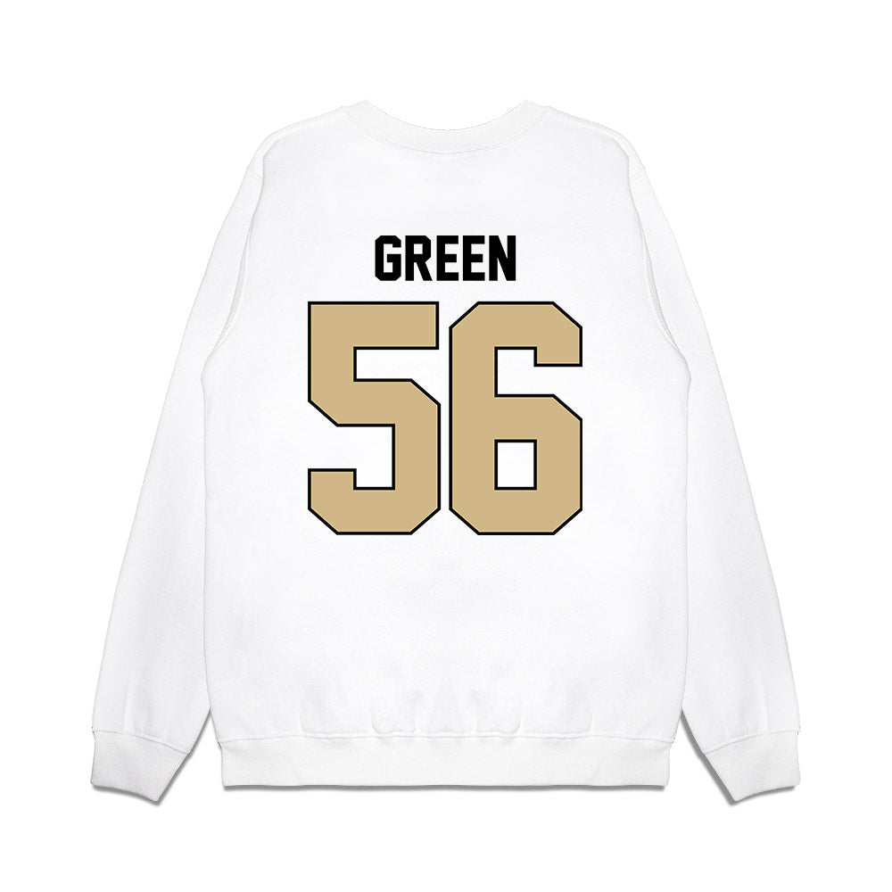 Purdue - NCAA Football : Tyrell Green - Vintage Helmet Premium Crewneck Sweatshirt-1