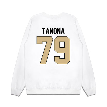 Purdue - NCAA Football : Joey Tanona - Vintage Helmet Premium Crewneck Sweatshirt-1