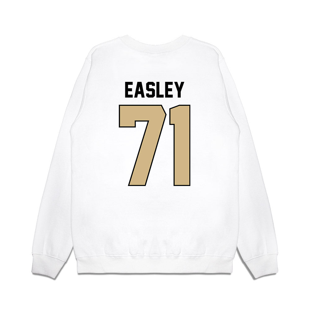 Purdue - NCAA Football : Marques Easley - Vintage Helmet Premium Crewneck Sweatshirt-1