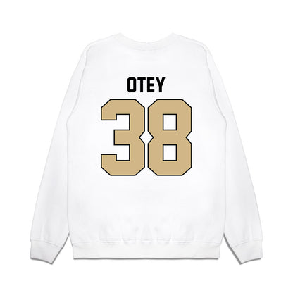 Purdue - NCAA Football : Zyntreacs Otey - Vintage Helmet Premium Crewneck Sweatshirt-1